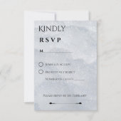 Shimmering Winter RSVP Card (Voorkant)