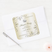 Shimmery Cream Product Labels hoeken Logo (Envelop)
