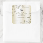 Shimmery Cream Product Labels hoeken Logo (Tas)