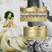 Shimmery Gold Sparking Glitter Diamonds Luxuria Visitekaartje