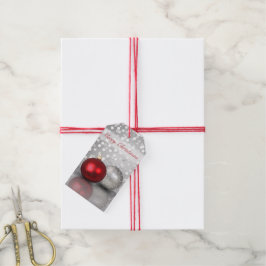Shimmery Kerst Ornamenten - Cadeau Label Cadeaulabel