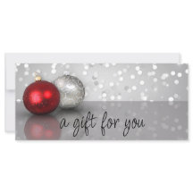 Shimmery kerstversients Gift Certificate
