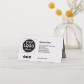 Shimmery kerstversients Gift Certificate Plaatskaartje (Achterkant)