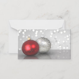Shimmery kerstversients Gift Certificate Plaatskaartje
