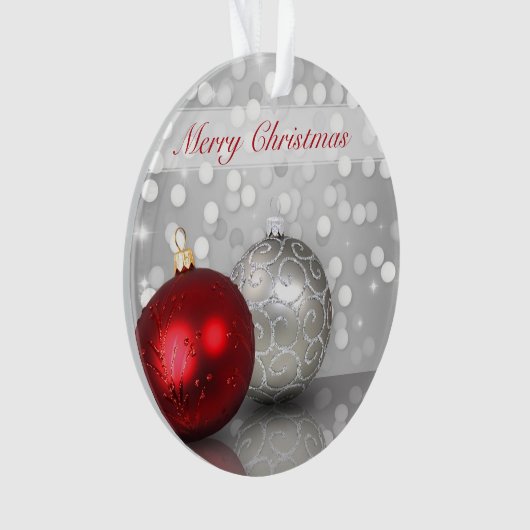 Shimmery-kerstversieringen Ornament (voorkant)