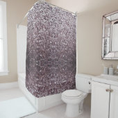 Shimmery Mauve Shower Curtain Douchegordijn (In situ)