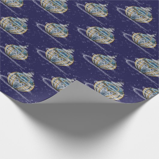 Shimmery Ornament Cadeaupapier (Hoek)