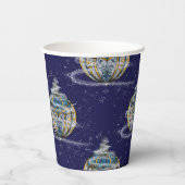 Shimmery Ornament Papieren Bekers (Achterkant)