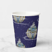 Shimmery Ornament Papieren Bekers (Links)
