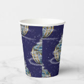 Shimmery Ornament Papieren Bekers (Rechts)