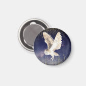 Shimmery Owl Magneet (Voorkant / Achterkant)