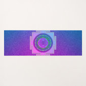 Shimmery Paars en Pink Yantra Yogamat (Achterkant (horizontaal))