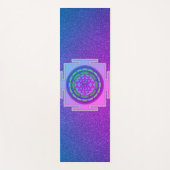 Shimmery Paars en Pink Yantra Yogamat (Voorkant)