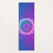 Shimmery Paars en Pink Yantra Yogamat (Achterkant)