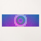 Shimmery Paars en Pink Yantra Yogamat (Voorkant (horizontaal))