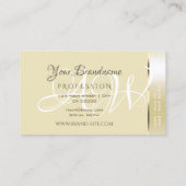 Shimmery Pastel Silk Cream Kleurrijke Decor Initia Visitekaartje (Achterkant)