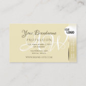 Shimmery Pastel Silk Cream Kleurrijke Decor toevoe Visitekaartje (Achterkant)