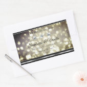Shimmery Platinum Glitter Product Labels Diamonds (Envelop)