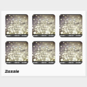 Shimmery Platinum Glitter Product Labels Diamonds (Vel)