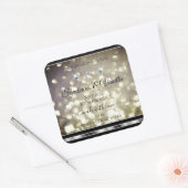 Shimmery Platinum Glitter Product Labels Diamonds (Envelop)