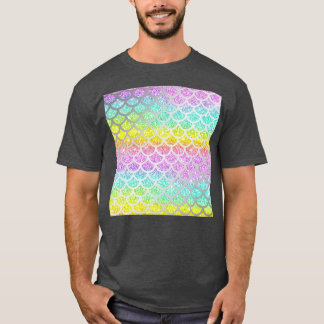 Shimmery Rainbow Glitter Mermaid Scales 19 T-shirt