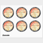 Shimmery Red Gold Glitter Product Labels diamanten (Vel)
