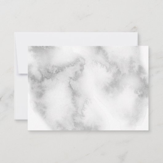 Shimmery Roses Barefoot Bride™ Kaart (Achterkant)