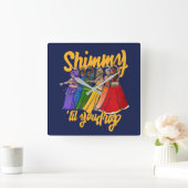 Shimmy Belly Dancer Art Belly Dance Troupe  Vierkante Klok (Huis)