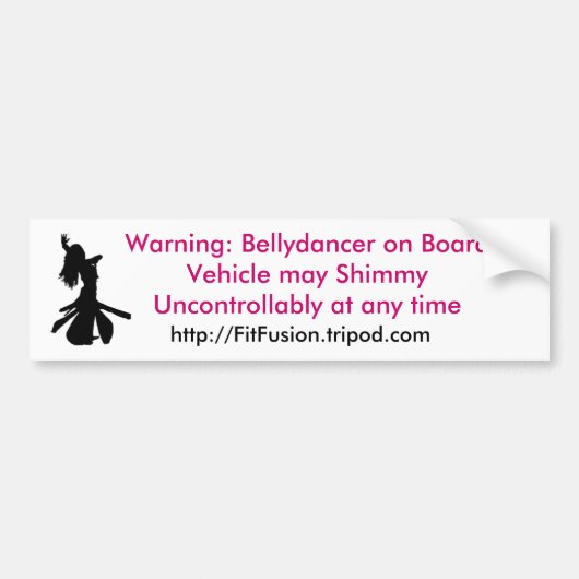 Shimmy Bumpersticker (Voorkant)
