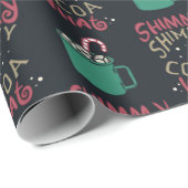 Shimmy Shimmy Cocoa-kerstpatroon Cadeaupapier (Rol Hoek)