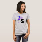 Shimmy Siren Dragon Belly Dance T-Shirt (Voorkant volledig)