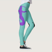 Shimmy Siren Dragons Leggings Blauwgroen (Rechts)