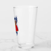 Shimmy tot je Rainbow Belly Dancer Art Belly laat  Glas (Links)