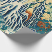 Shimotsuke Kurokami-Yama Kirifuri no Taki Japans Cadeaupapier (Hoek)