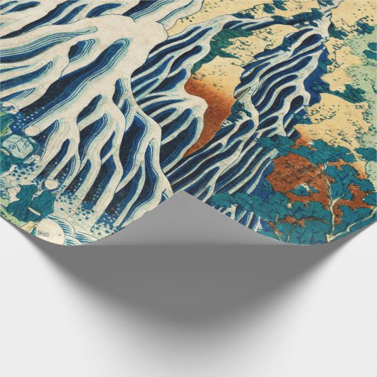 Shimotsuke Kurokami-Yama Kirifuri no Taki Japans Cadeaupapier (Hoek)