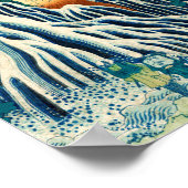 Shimotsuke Kurokami-Yama Kirifuri no Taki Japans Poster (Hoek)