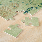 Shimotsuke Kurokami-Yama Kurifuri no Taki Japans Legpuzzel (Zijkant)