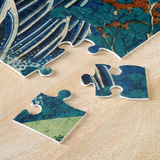 Shimotsuke Kurokami-Yama Kurifuri no Taki Japans Legpuzzel (Zijkant)