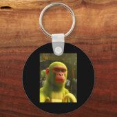 Shimpanzini bananini aap meme italiaanse brainrot  sleutelhanger (Voorkant)