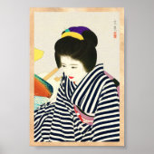 Shimura Tatsumi Five Figures of Modern Beauties Poster (Voorkant)