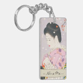 Shimura Tatsumi Five Figures of Modern Beauties Sleutelhanger (Voorkant Links)