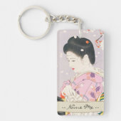 Shimura Tatsumi Five Figures of Modern Beauties Sleutelhanger (Voorkant)