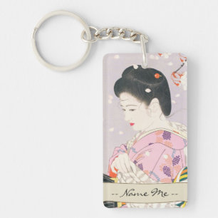 Shimura Tatsumi Five Figures of Modern Beauties Sleutelhanger