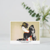 Shimura Tatsumi Twee onderwerpen van Japanse vrouw Briefkaart (Staand voorkant)