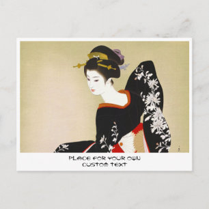 Shimura Tatsumi Twee onderwerpen van Japanse vrouw Briefkaart
