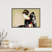 Shimura Tatsumi Twee onderwerpen van Japanse vrouw Poster (Keuken)