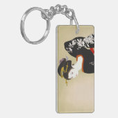 Shimura Tatsumi Twee onderwerpen van Japanse vrouw Sleutelhanger (Voorkant Links)
