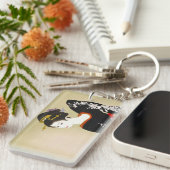 Shimura Tatsumi Twee onderwerpen van Japanse vrouw Sleutelhanger (Voorkant Rechts)