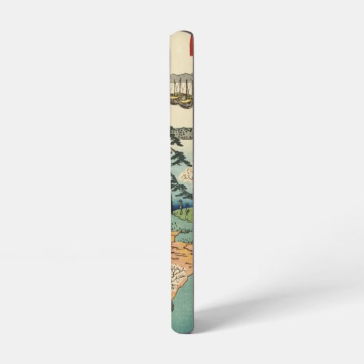 Shinagawa, Japan:  afdrukken van Ukiyo-e Woodblock Samsung Galaxy Hoesje (Linkerkant)