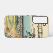 Shinagawa, Japan: afdrukken van Ukiyo-e Woodblock Samsung Galaxy Hoesje (Achterkant horizontaal)